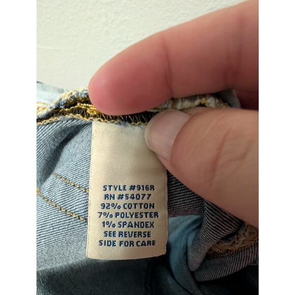 Cabi Women’s Size 10 Bootcut Jeans, Style #916R, Dark‎ Wash, Cotton Poly Spandex - Picture 8 of 9